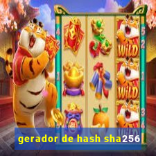 gerador de hash sha256